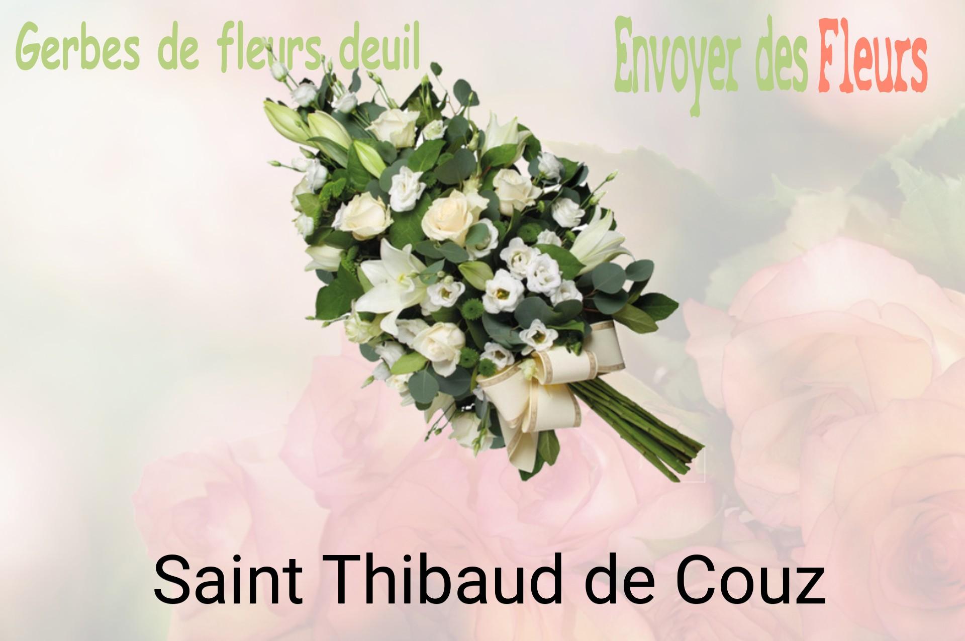 Gerbe de fleurs de deuil livrée à Saint-Thibaud-de-Couz